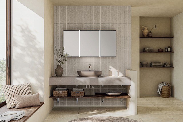 LIXIL　カスタムバニティ　洗面台　おしゃれ